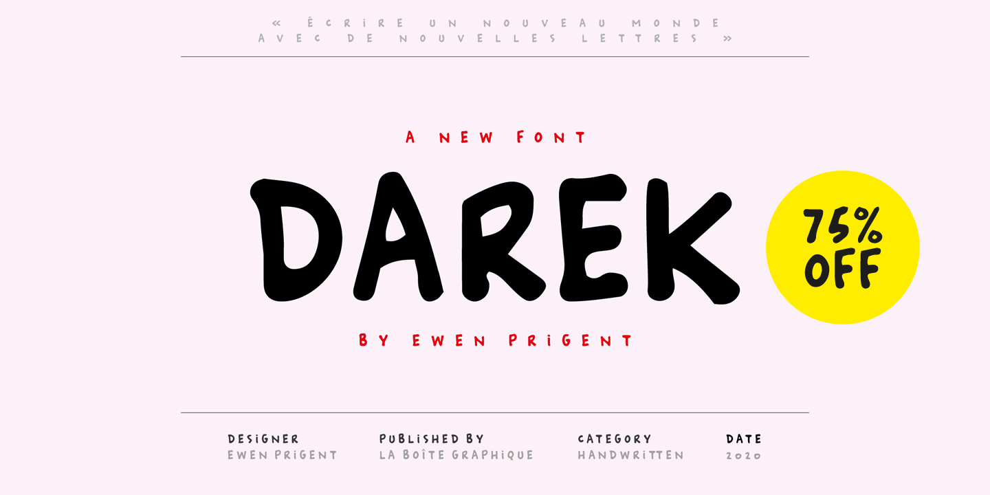 Example font Darek #7